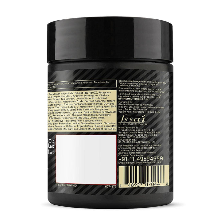 Optimum Nutrition Multivitamin for MEN- 60 Tablets - Halt