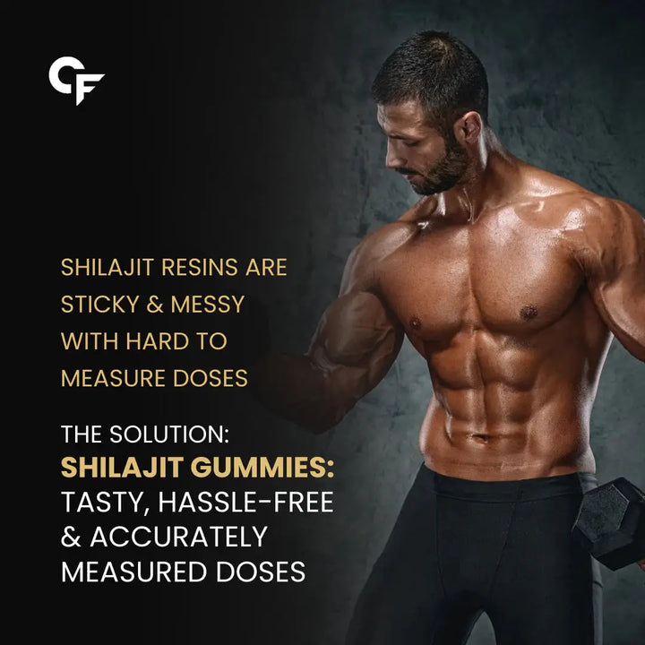 Carbamide Forte Shilajit Gummies | Improves Strength, Stamina And Immunity | 60 Gummies - Halt