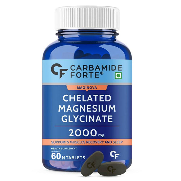 Carbamide Forte Chelated Magnesium Glycinate | 60 Veg Tablets