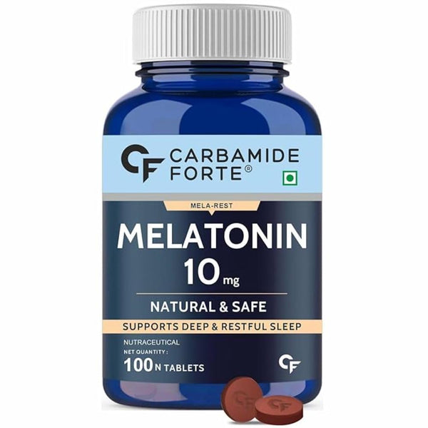 Carbamide Forte Melatonin 10 mg Pills | 100 Veg Tablets