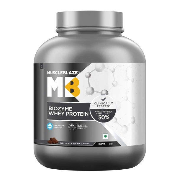 MuscleBlaze Biozyme Performance Whey Protein - Halt