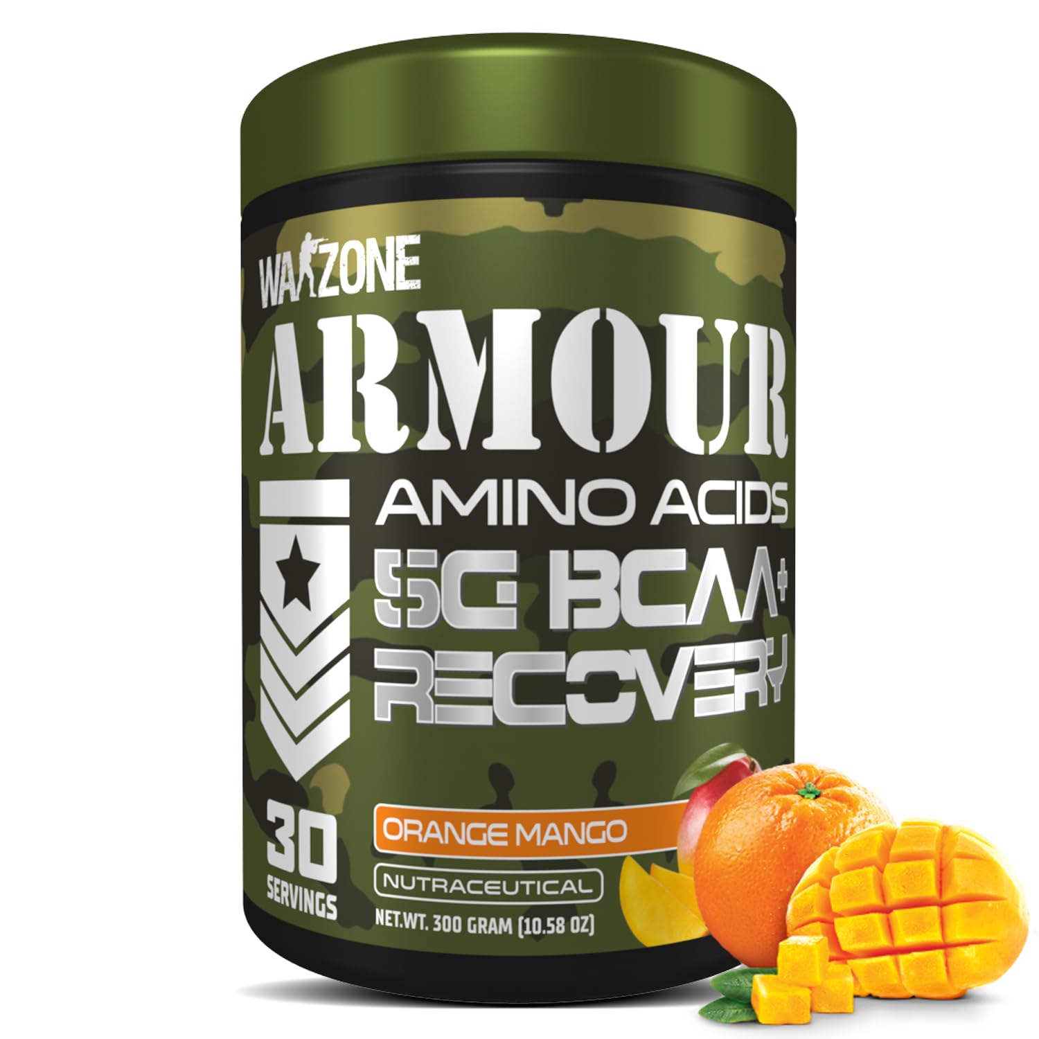 Warzone Armour Amino Acids 5G BCAA + Recovery