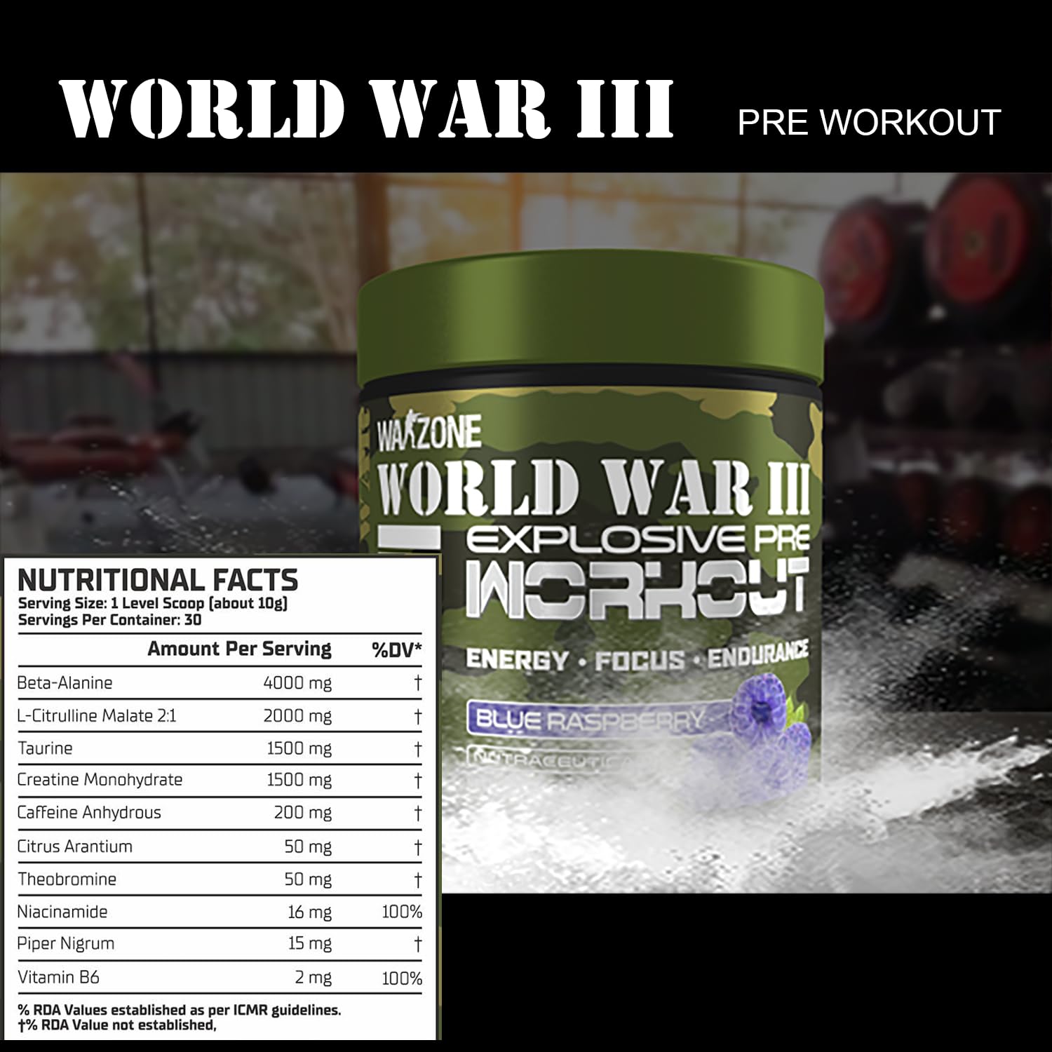 Warzone World War 3 Pre Workout