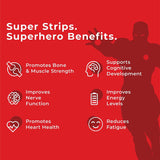 Wellbeing Nutrition Melts Into Natural B12 + D3 Marvel Mango Flavour (30 Oral Strips)
