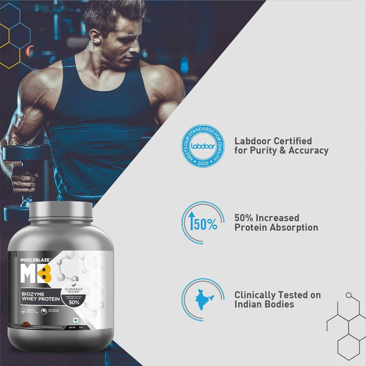 MuscleBlaze Biozyme Performance Whey Protein - Halt
