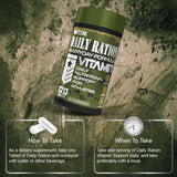 Warzone Daily Ration Men’s Multivitamin, 120 Tablets