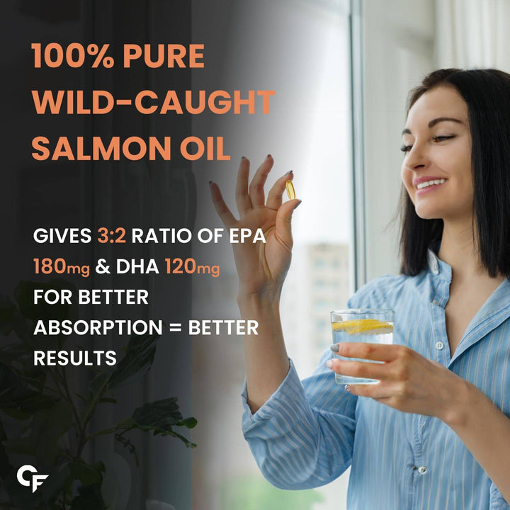 Carbamide Forte Salmon Fish Oil Omega 3 | 90 Softgels - Halt