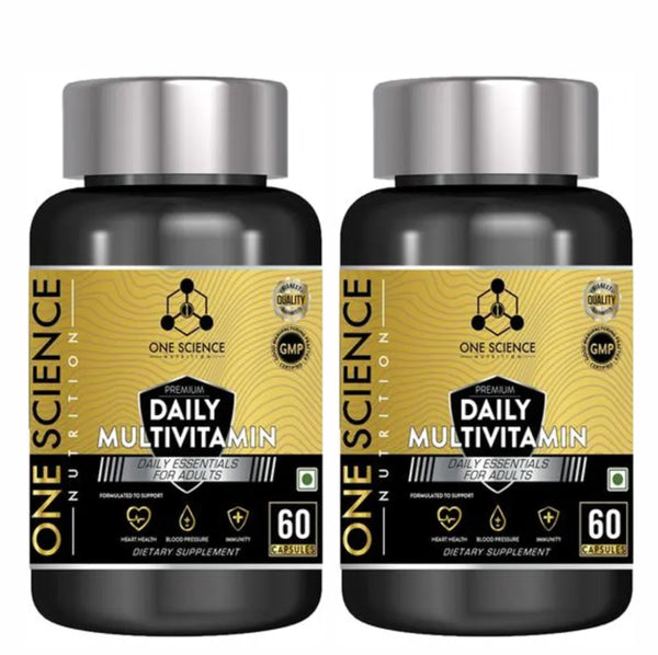 One Science Nutrition Premium Daily Multivitamin 60 Capsules (BOGO)