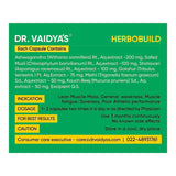 DR. VAIDYA'S new age ayurveda Herbobuild