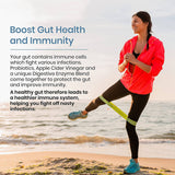 Wellbeing Nutrition Melts Healthy Gut Probiotic+Enzyme+ACV (30 Oral Strips)