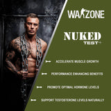 Warzone Nuked Test+ Booster for Men 60 Tablets