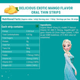Wellbeing Nutrition Melts Into Natural B12 + D3 Frozen Mango Flavour, (30 Oral Strips)