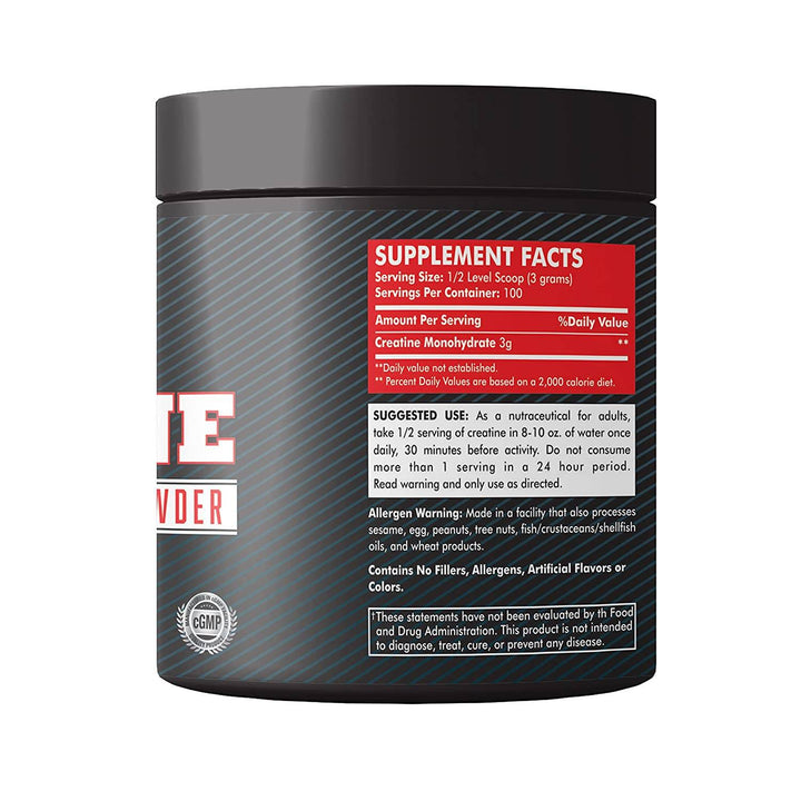 Monster Labs Creatine | Unflavored | 300Gm /100 Serving - Halt