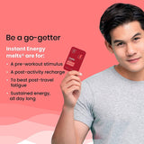 Wellbeing Nutrition Melts Instant Energy, Caffeine + Electrolytes  (30 Oral Strips)