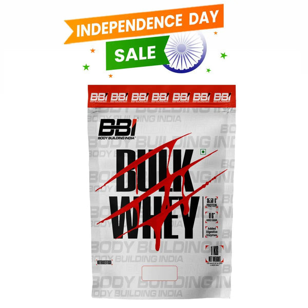 BBI Bulk Whey - Ideal Beginner Whey Protein With Added Digestive Ezymnes BBI Body Building India