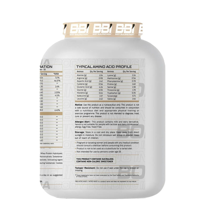 BBI Nitro Whey Protein BBI Body Building India