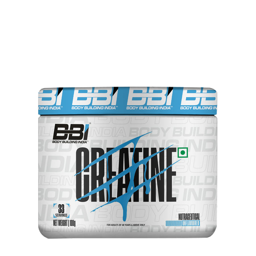 Body Building India BBI Creatine 100g (33 Servings) - Halt