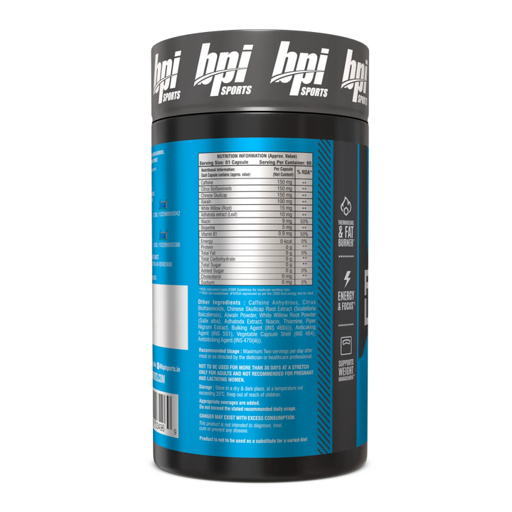 BPI Sports -Roxylean Extreme Fat Burner & Weight Loss (60 Servings) BPI Sports