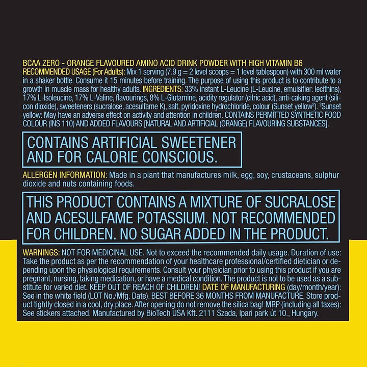 BioTechUSA BCAA Zero - Halt