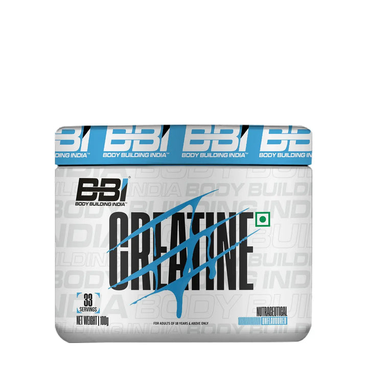 Body Building India BBI Creatine 100g (33 Servings) - Halt