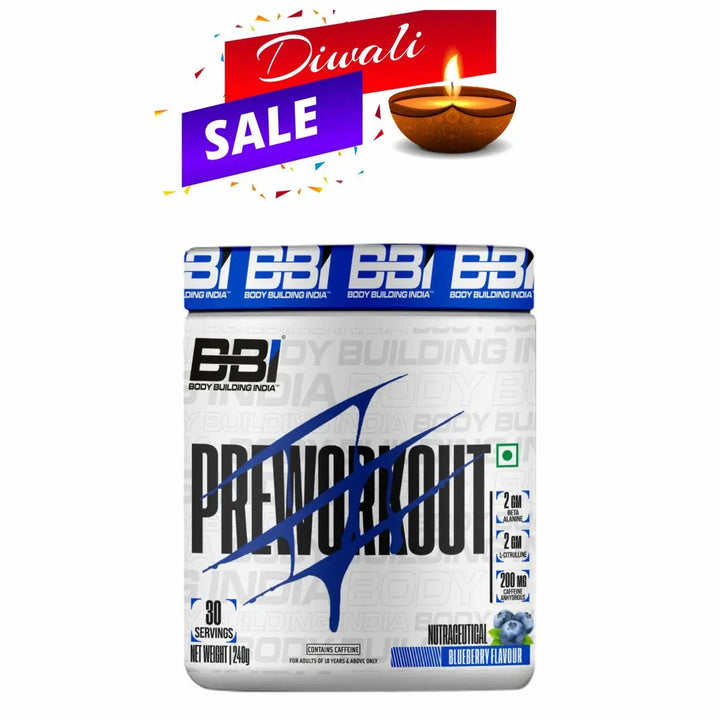 Body Building India BBI Pre-Workout 240g BBI Body Building India