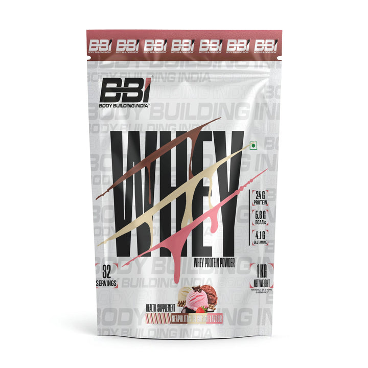 Body Building India BBI WHEY Whey Protein Powder - Halt