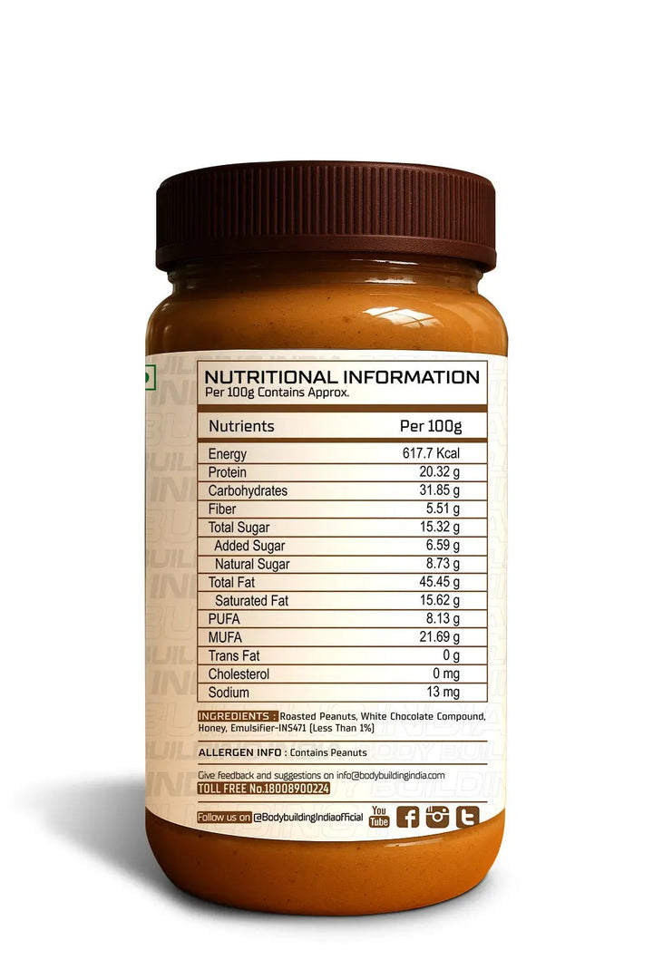 Body Building India Peanut Butter BBI Body Building India