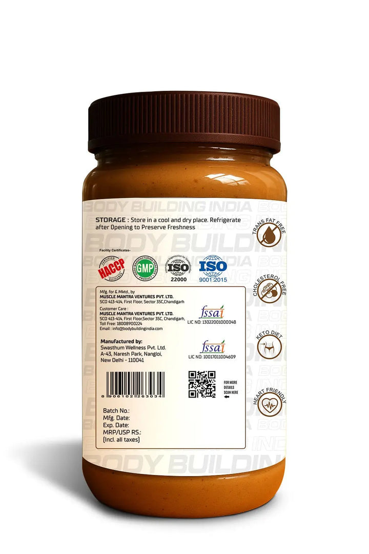 Body Building India Peanut Butter BBI Body Building India