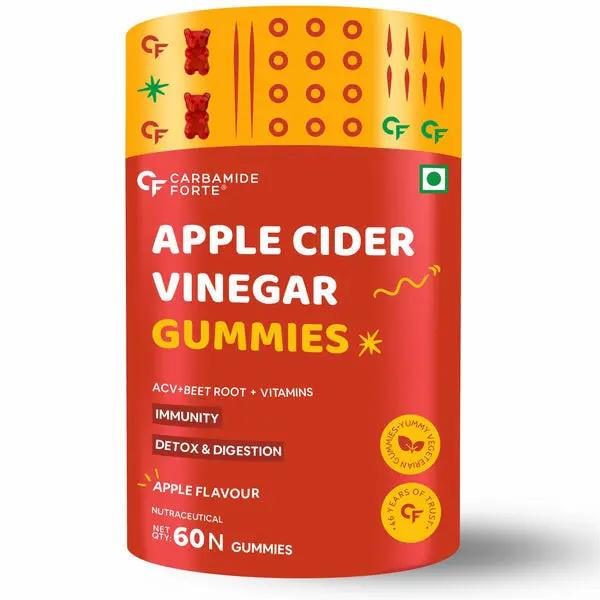 Carbamide Forte Apple Cider Vinegar Gummies | 60 Vegan Gummies