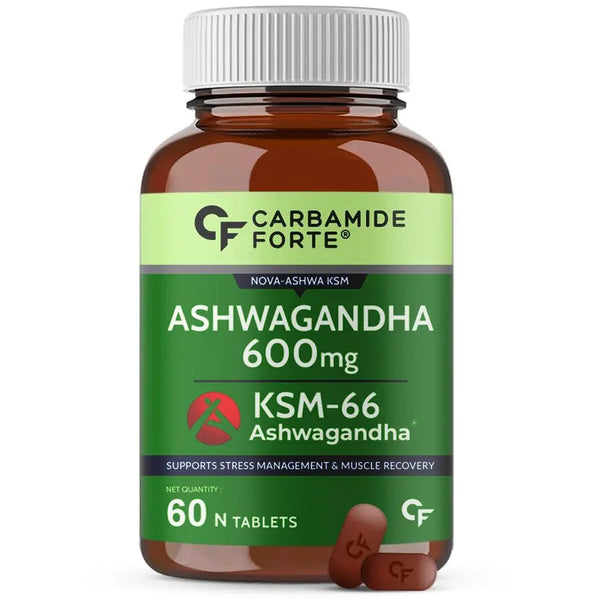 Carbamide Forte Ashwagandha KSM66 (60 Tablets) Halt