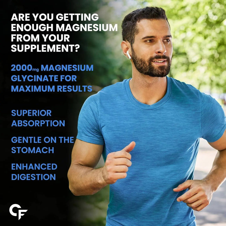 Carbamide Forte Chelated Magnesium Glycinate | 60 Veg Tablets - Halt