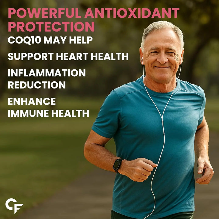 Carbamide Forte Coenzyme Q10 (CoQ10) 200mg with Piperine 5mg (60 Capsules) Halt