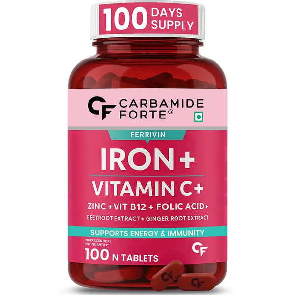 Carbamide Forte Iron + Vitamin C (100 Tablets) Halt