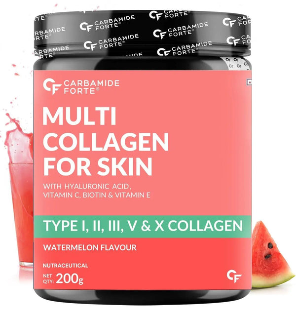 Carbamide Forte Multi Collagen For Skin (Type I, II, III, V, X Collagen) - Halt