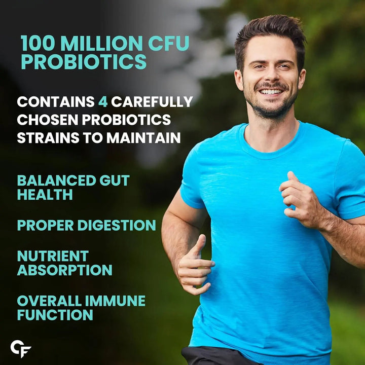 Carbamide Forte Multivitamin Tablets for Men and Women with Probiotics Supplement- 60 Veg Tablets - Halt