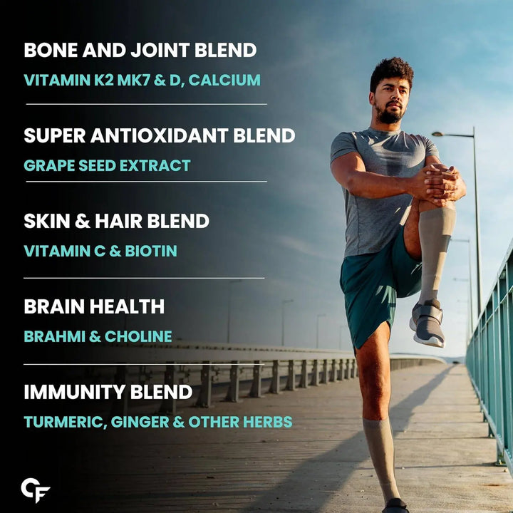 Carbamide Forte Multivitamin Tablets for Men and Women with Probiotics Supplement- 60 Veg Tablets - Halt
