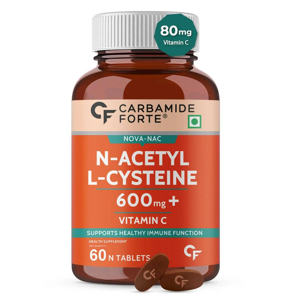 Carbamide Forte N-Acetyl, L-Cysteine 600mg (NAC) | 60 Veg Tablets - Halt