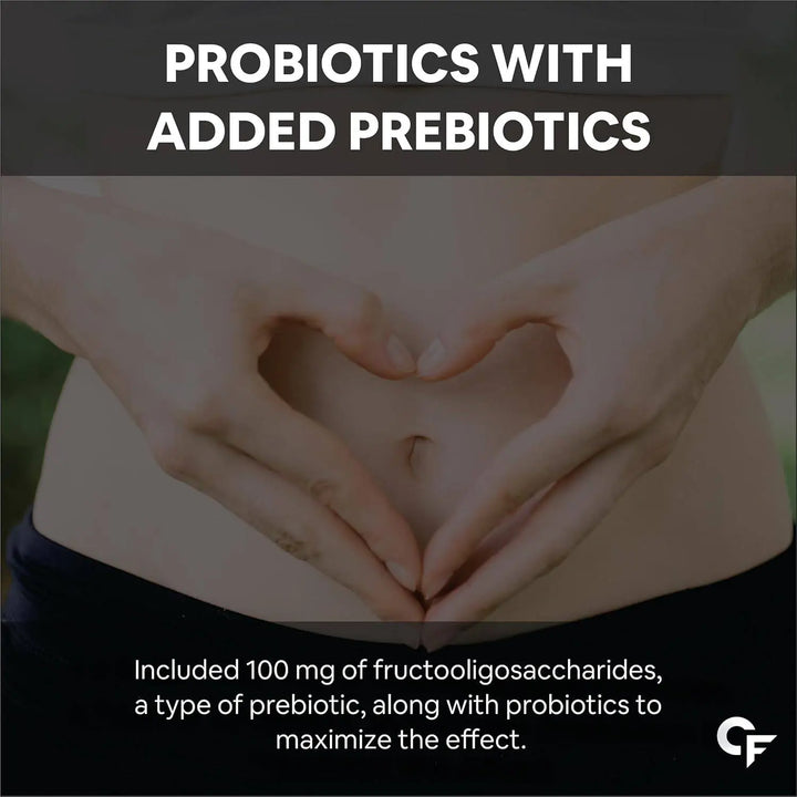 Carbamide Forte Probiotics Supplement 30 Billion for Women & Men - 60 Veg Capsules - Halt
