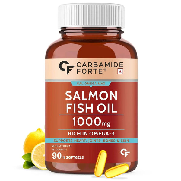 Carbamide Forte Salmon Fish Oil Omega 3 | 90 Softgels - Halt