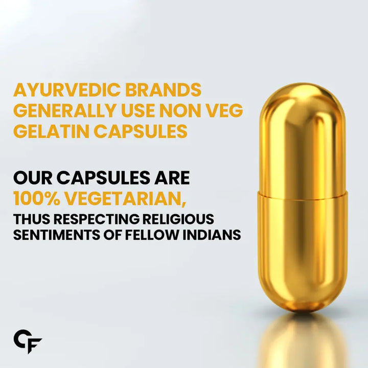 Carbamide Forte Shilajit Gold Capsules For Men | 60 Shilajit Capsules Halt