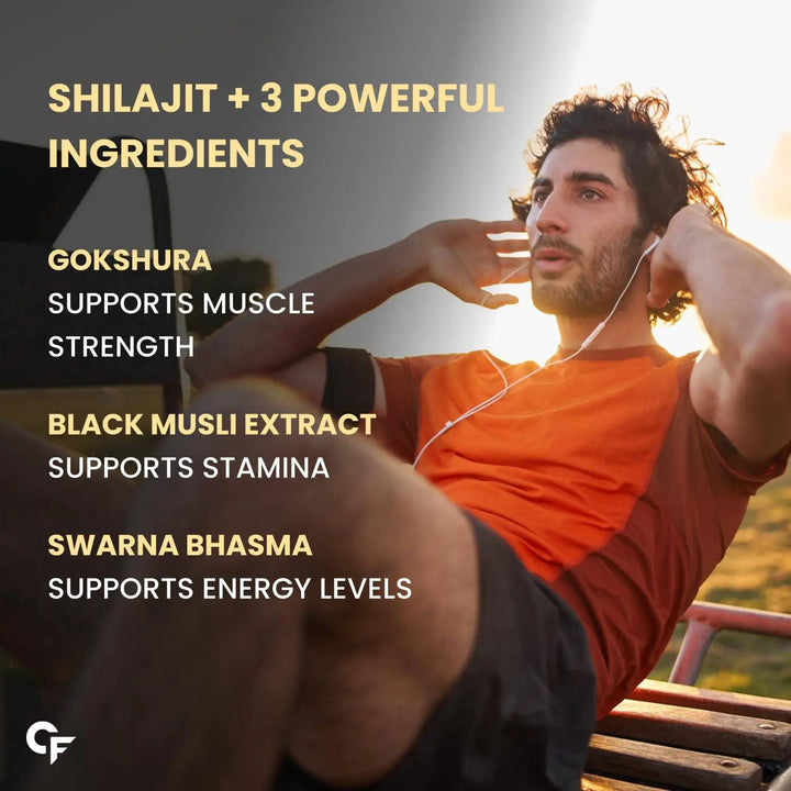Carbamide Forte Shilajit Gold | 15 Effervescent Tablets - Halt