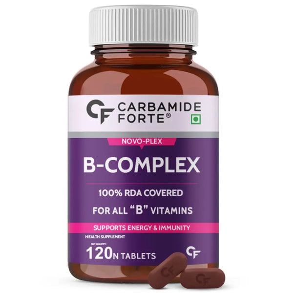 Carbamide Forte Vitamin B-Complex | 120 Veg Tablets - Halt