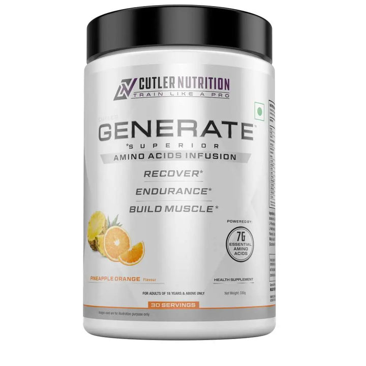 Cutler Nutrition Generate EAA and BCAA Powder - Halt