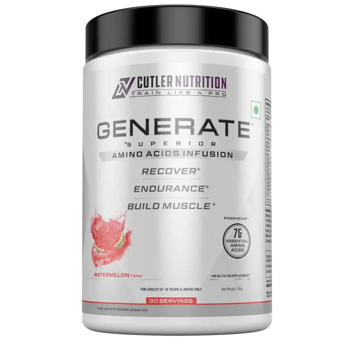 Cutler Nutrition Generate EAA and BCAA Powder - Halt