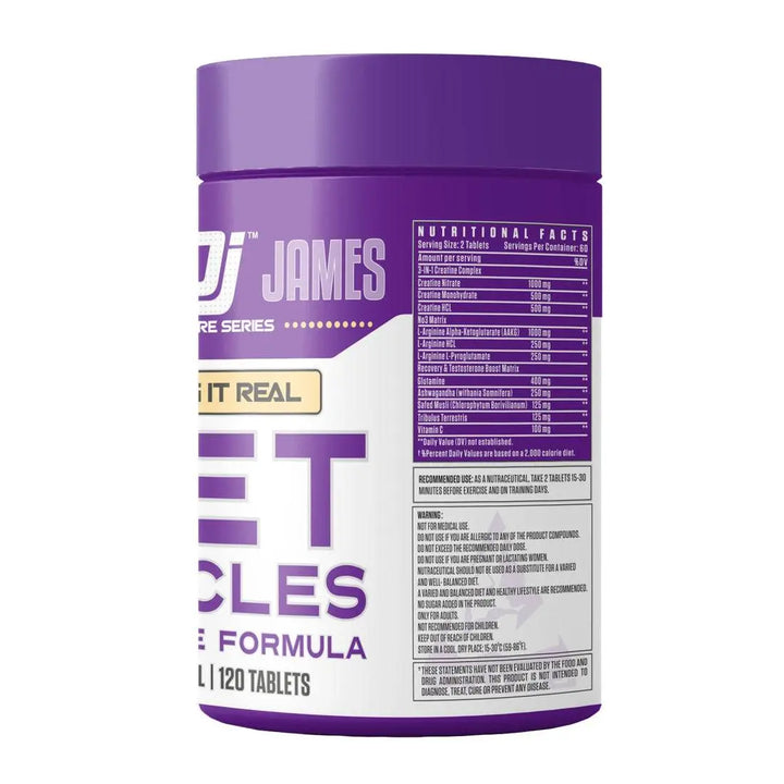 Dennis James Signature Series Get Muscles (120 Tablets) Dennis James