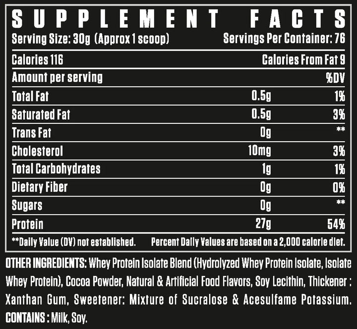 Dexter Jackson Black Series Whey Isolate - Halt