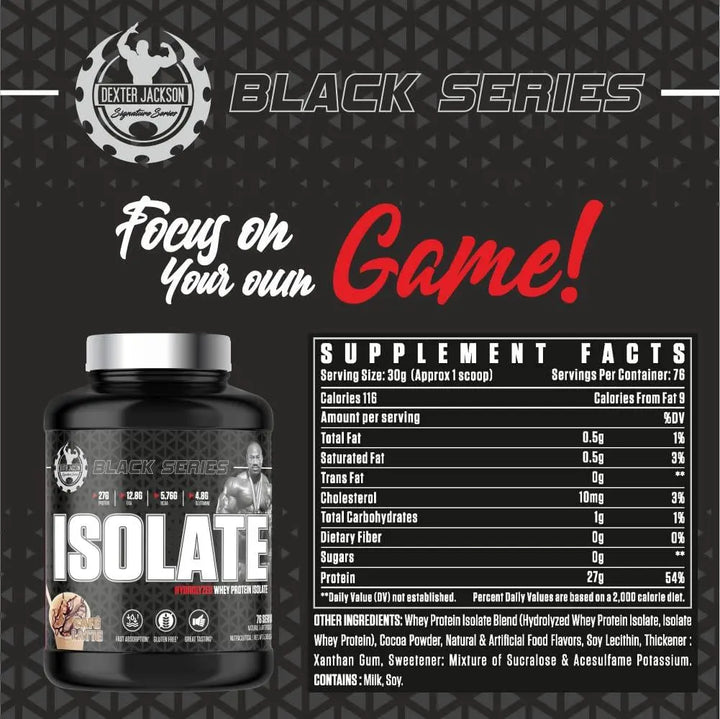 Dexter Jackson Black Series Whey Isolate - Halt