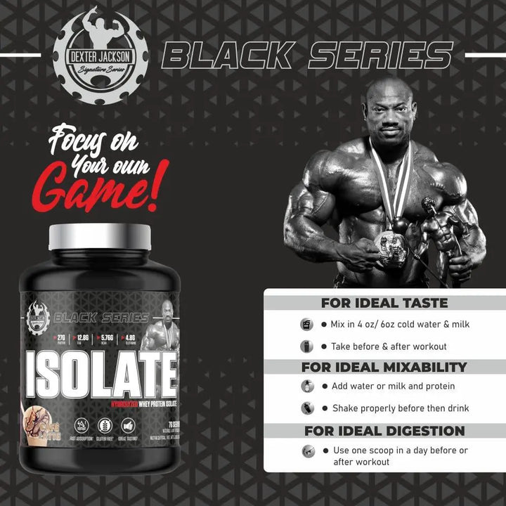 Dexter Jackson Black Series Whey Isolate - Halt