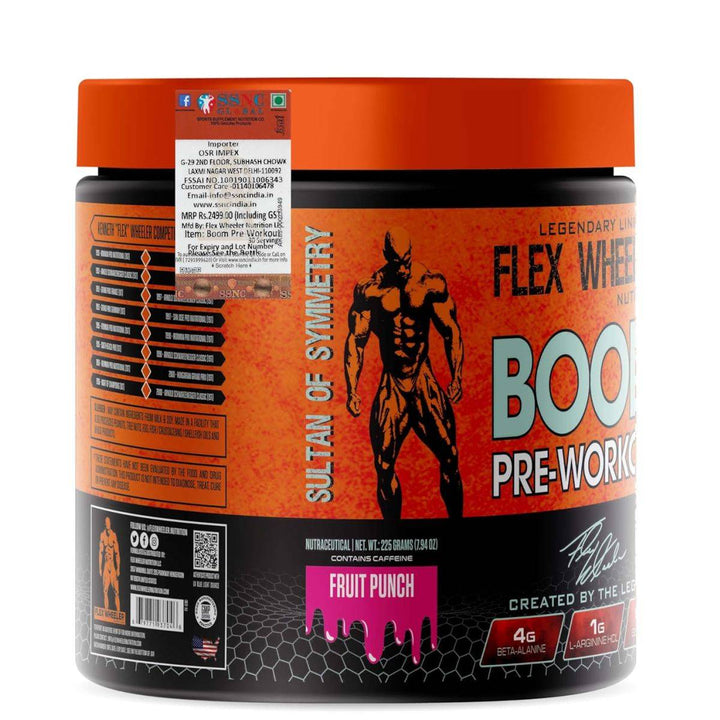Flex Wheeler Nutrition Boom Pre Workout - Halt