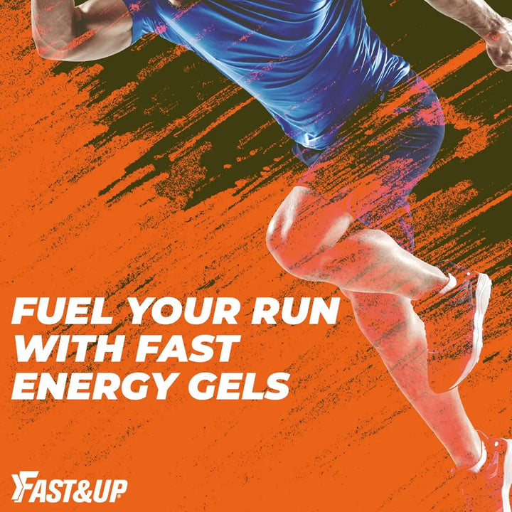 Fast&Up Energy Gels Instant Energy + Caffeine (30g X 5 Sachets) - Halt